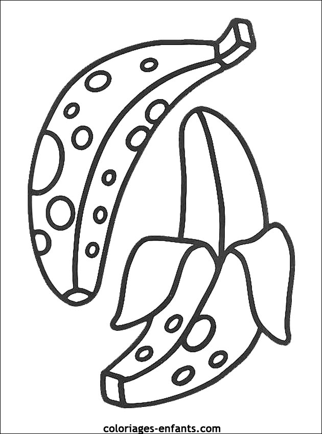 Coloriage Pastèque rayée aux tranches détaillées - Fruits à imprimer