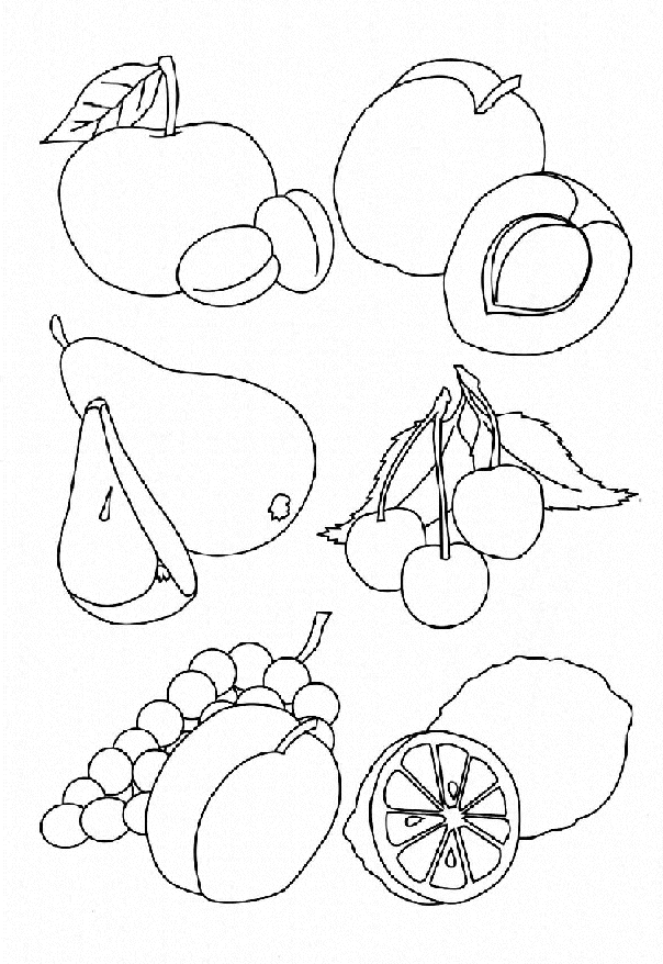 Coloriage Fraise juteuse avec feuilles - Fruits à imprimer