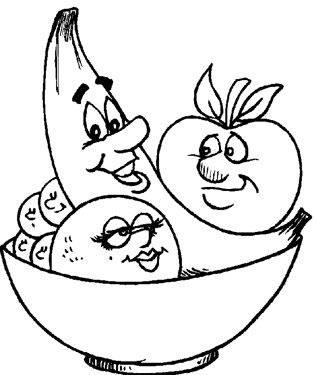 Coloriage Raisin grappes sucré - Fruits à imprimer