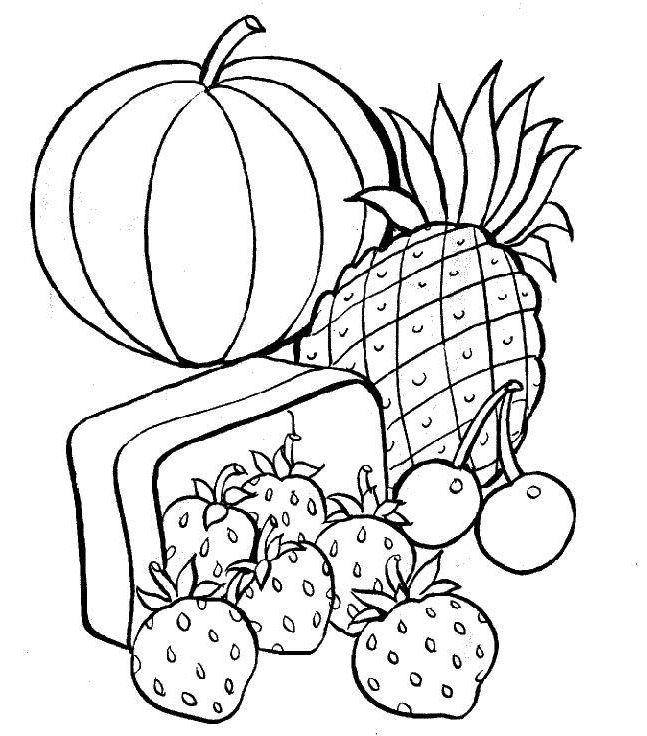 Coloriage Orange avec feuille verte attachée - Fruits à imprimer