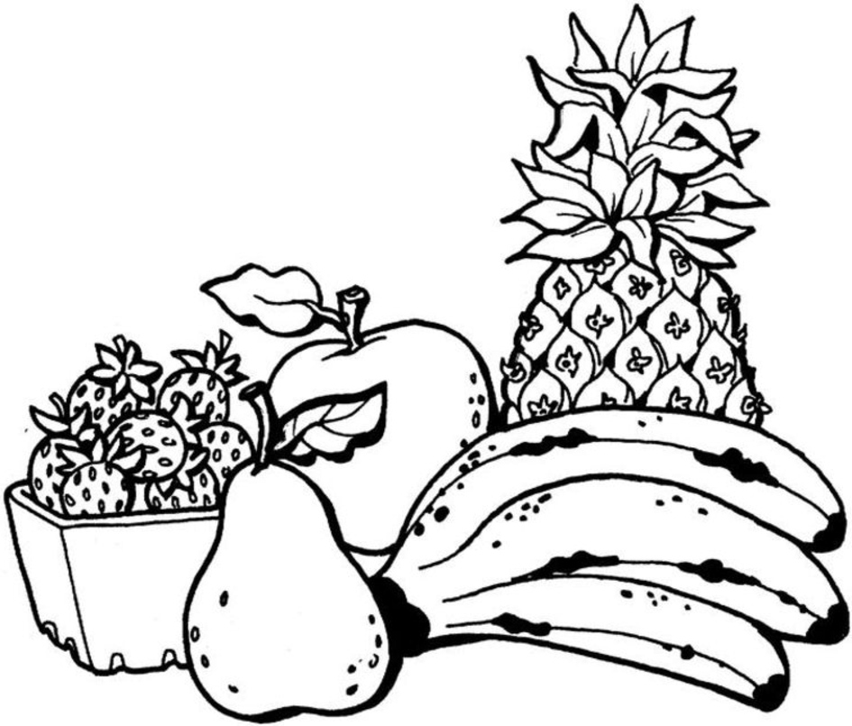 Coloriage Fraise avec graines en relief - Fruits à imprimer