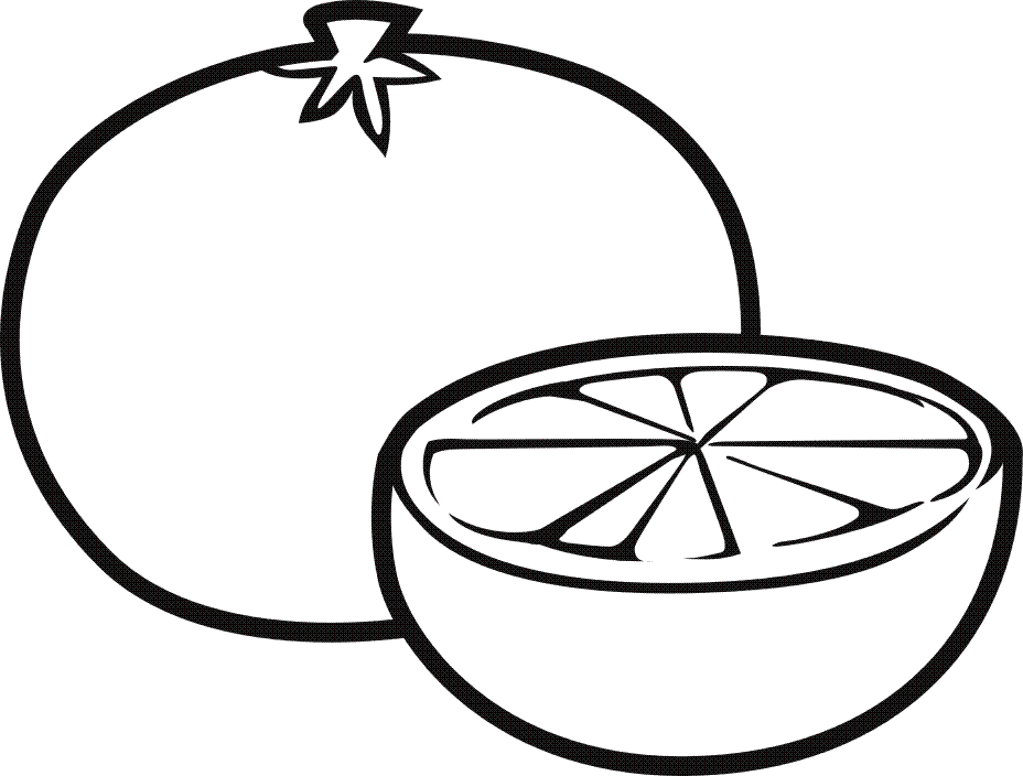 Coloriage Fruit Tomate - Fruits à imprimer