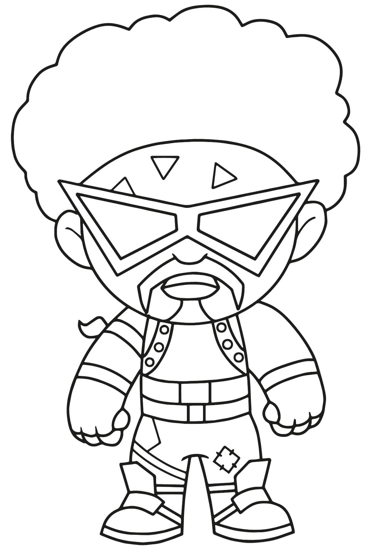 Coloriage Funk Ops - Fortnite à imprimer