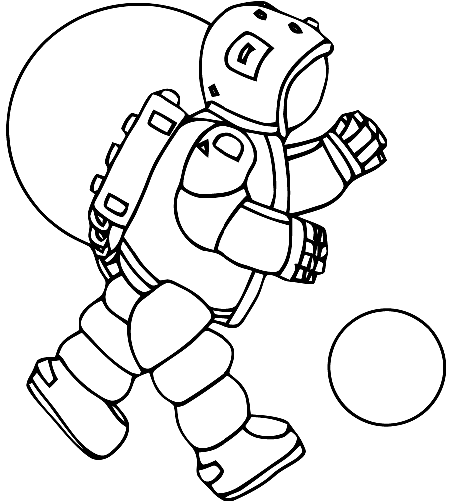 Coloriage Fusée
