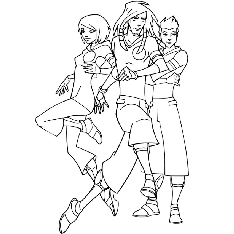 Coloriage Galactik Football - Foot à imprimer