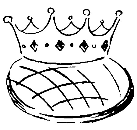 Coloriage Galette Rois - Galette des rois à imprimer