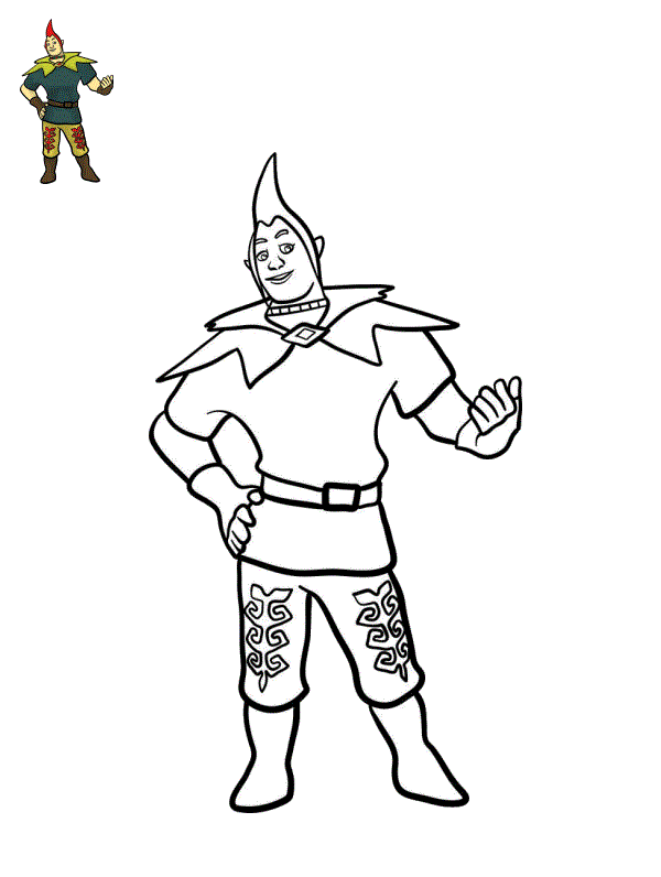 Coloriage Groose Étudiant De Lacadmie Knight A Skyloft - Zelda à imprimer