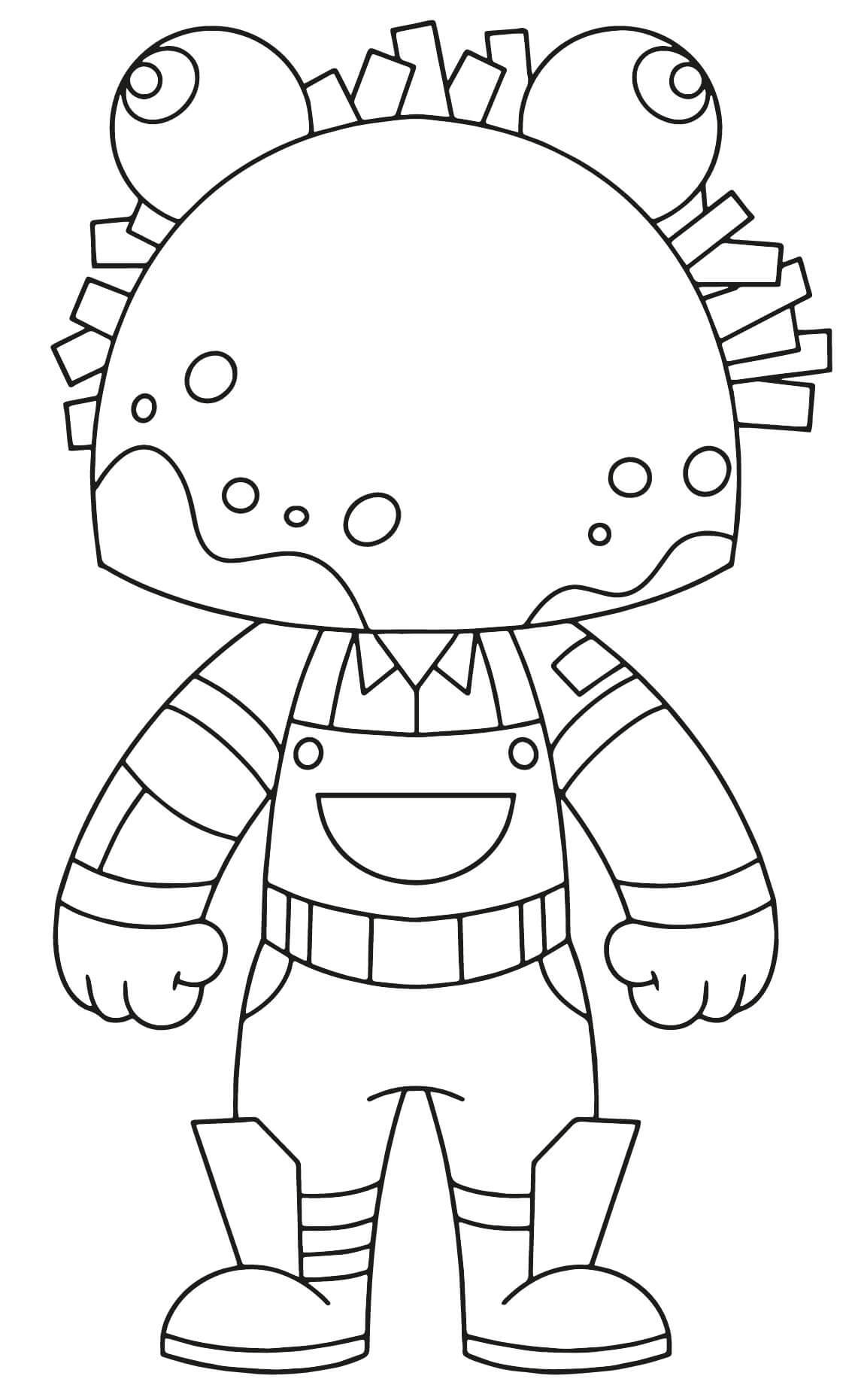 Coloriage Guaco Taco - Fortnite à imprimer