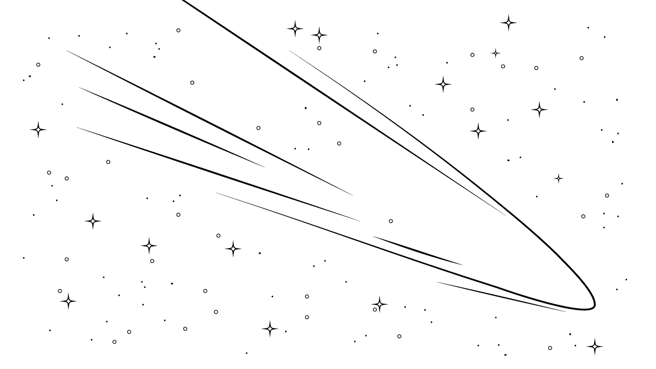 Coloriage Haleys Commet - Planète à imprimer