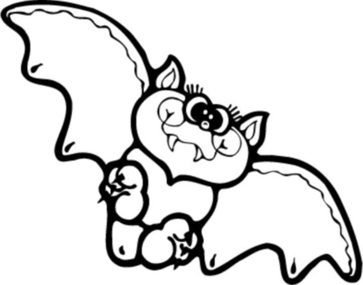 Coloriage Halloween Chauve Souris - Halloween à imprimer