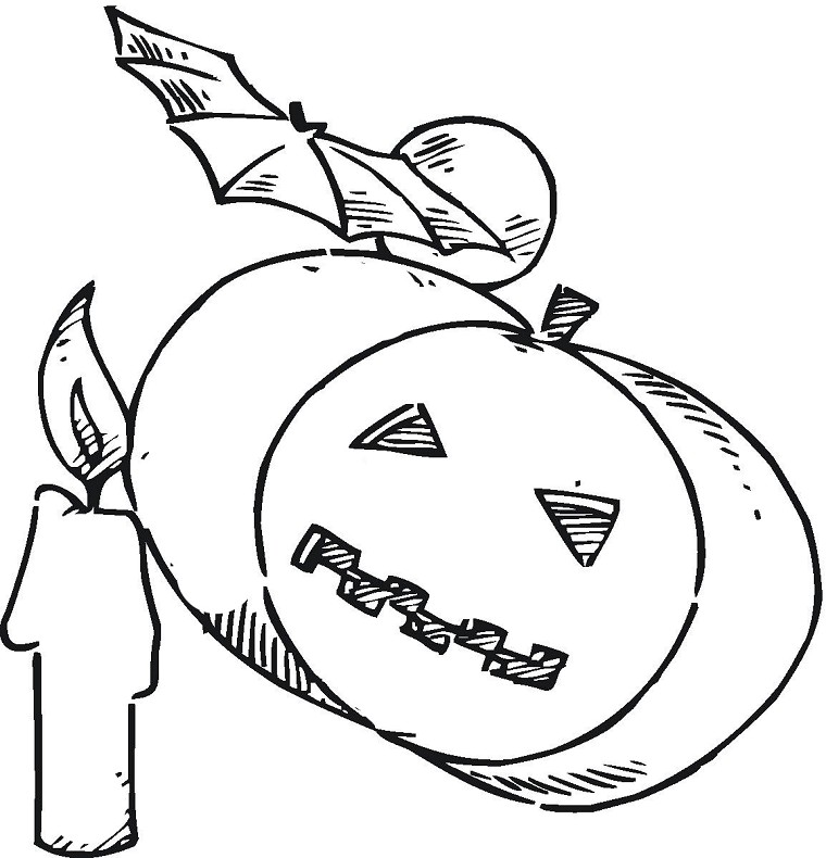 Coloriage Halloween Citrouille - Halloween à imprimer