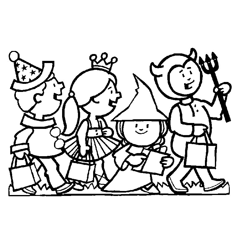 Coloriage Halloween Maternelle - Halloween à imprimer