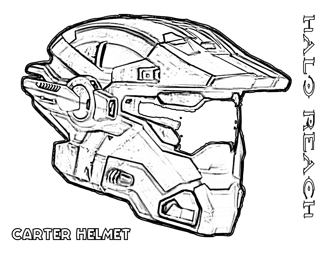 Coloriage Halo Reach - Halo à imprimer