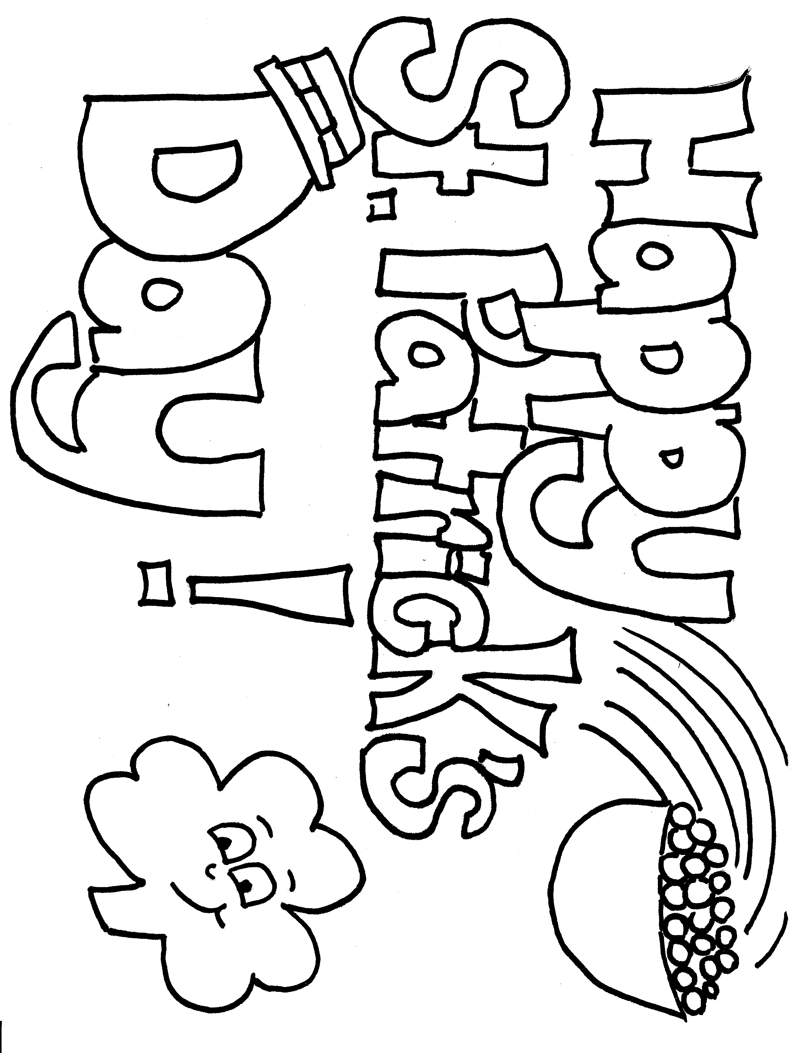 Coloriage Joyeuse Saint-Patrick - Saint Patrick à imprimer