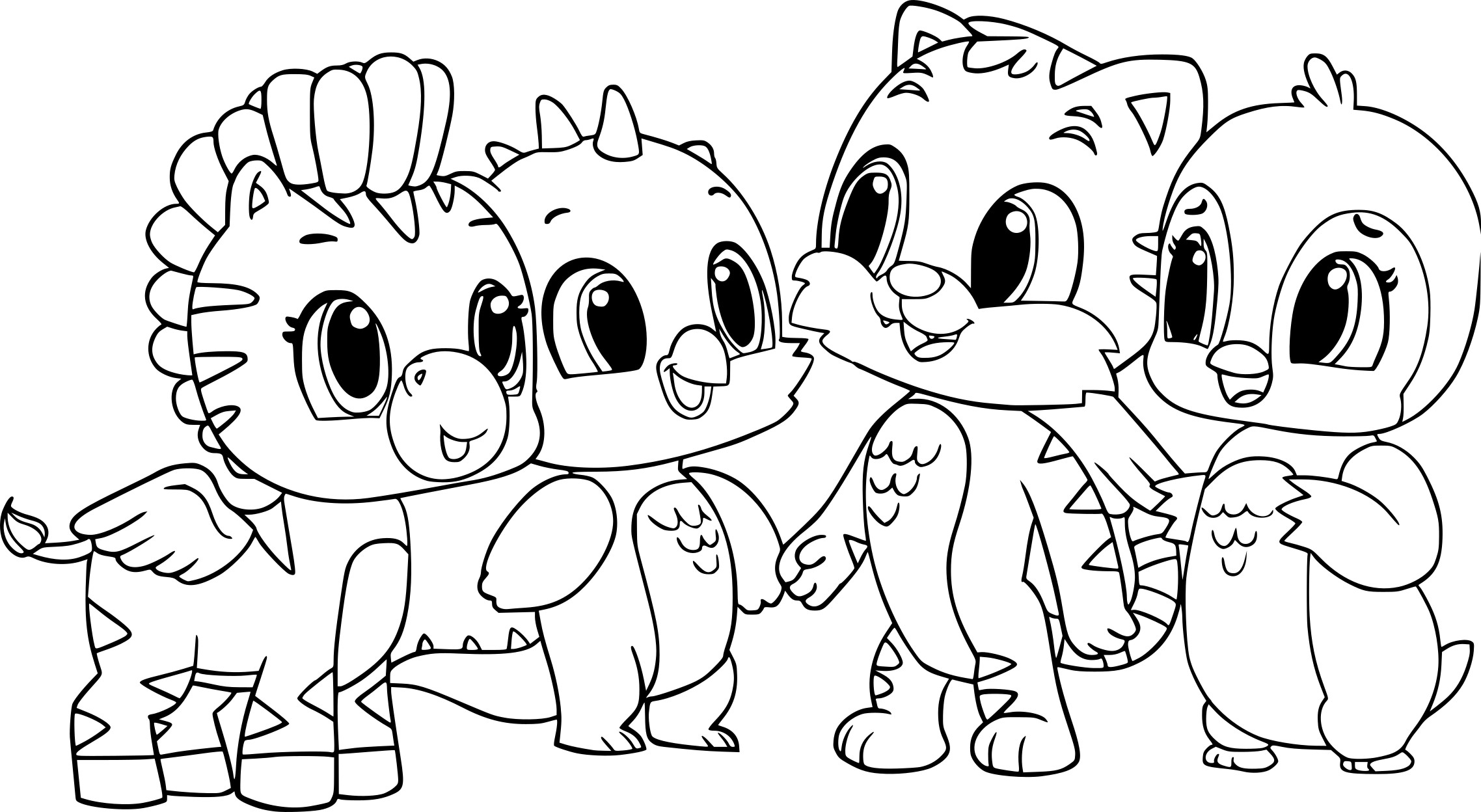 Coloriage Hatchimals Animals For Kids - Hatchimals à imprimer