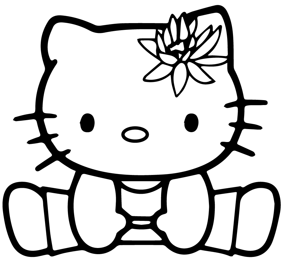 Coloriage Hello kitty