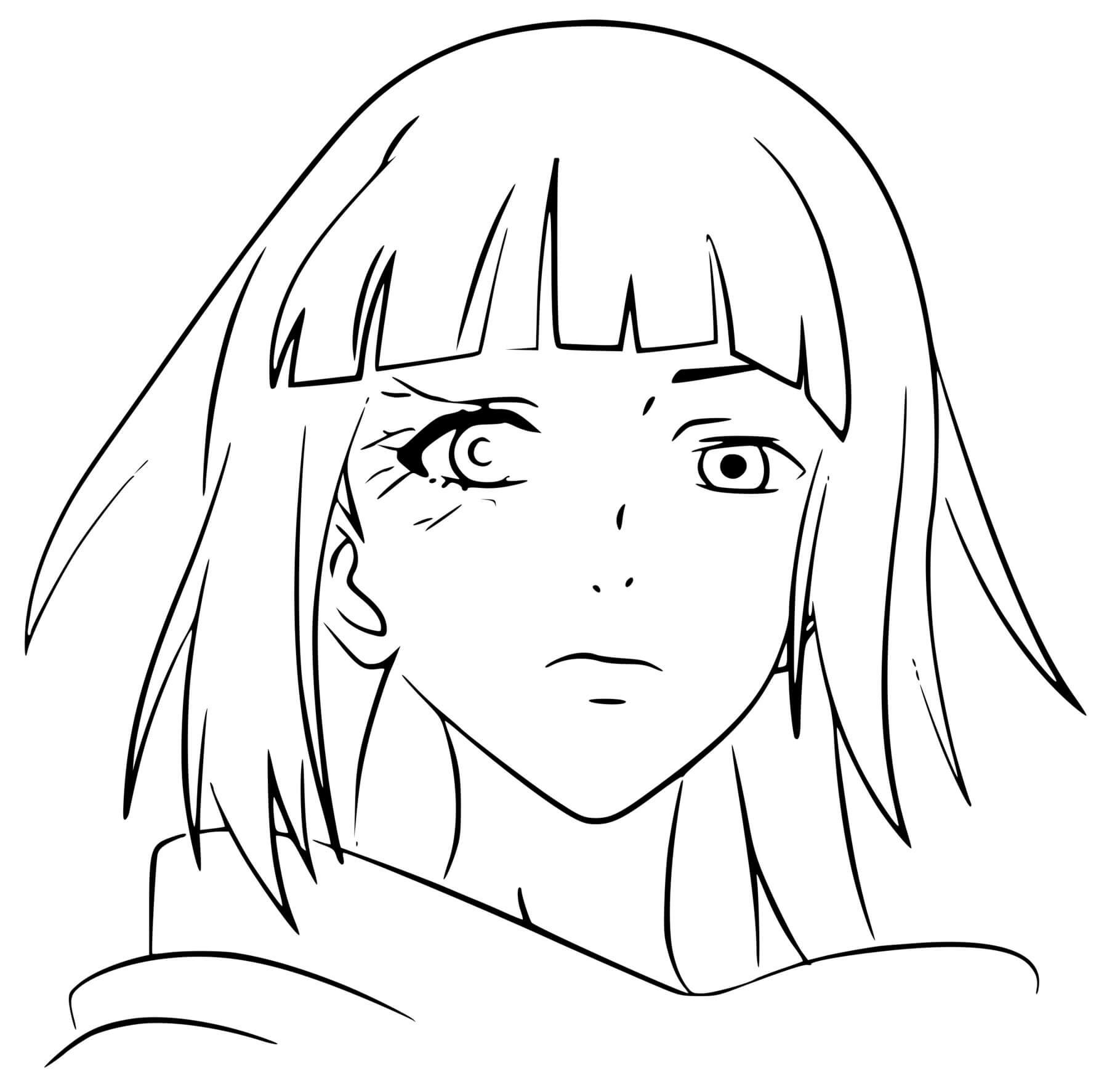 Coloriage Hinami Fueguchi Tokyo Ghoul - Tokyo ghoul à imprimer