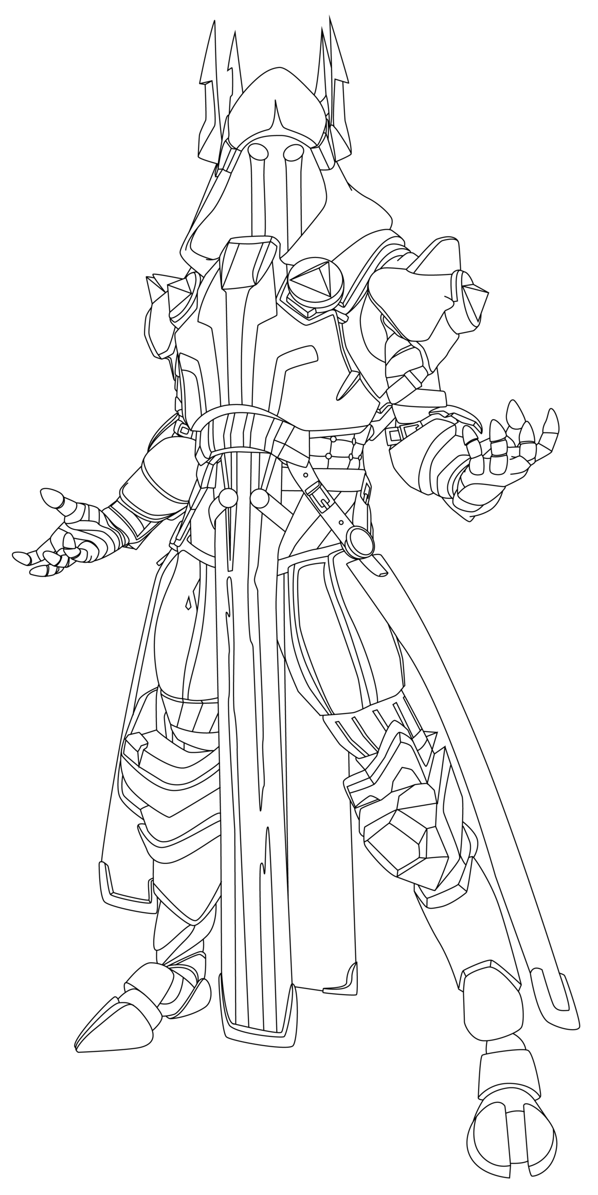 Coloriage Ice King Fortnite Skin Hd - Fortnite à imprimer