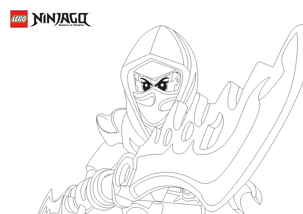 Coloriage Image Ninjago Méchant - Ninjago à imprimer