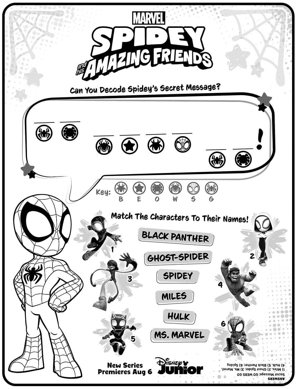 Coloriage Jeu A Imprimer Spider Man Spidey En Anglais - Spidey à imprimer