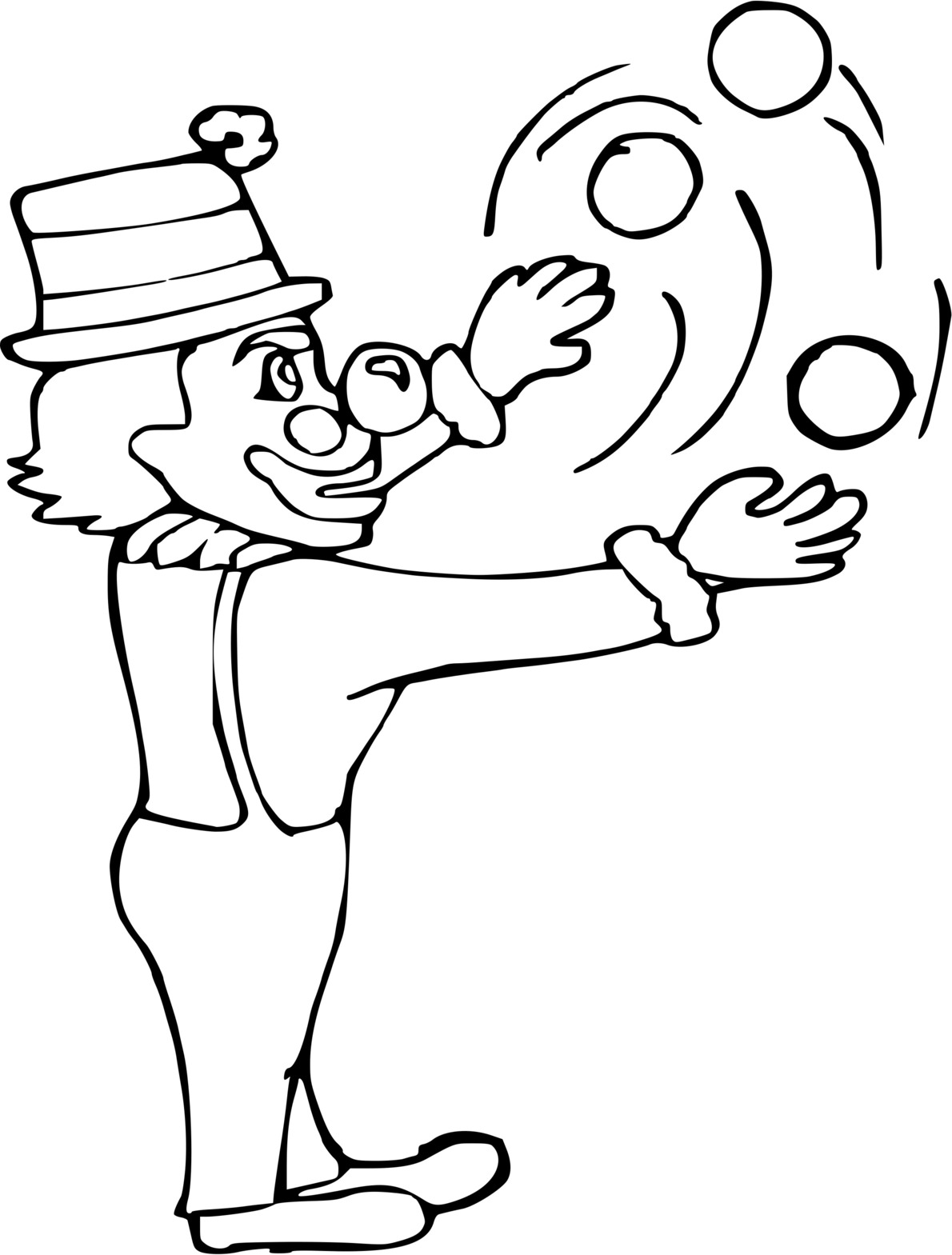Coloriage Clown