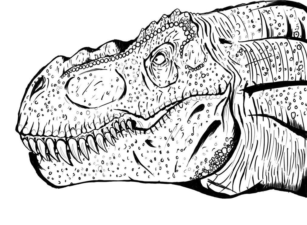 Coloriage Jurassic Park Le Film - Jurassic world park à imprimer