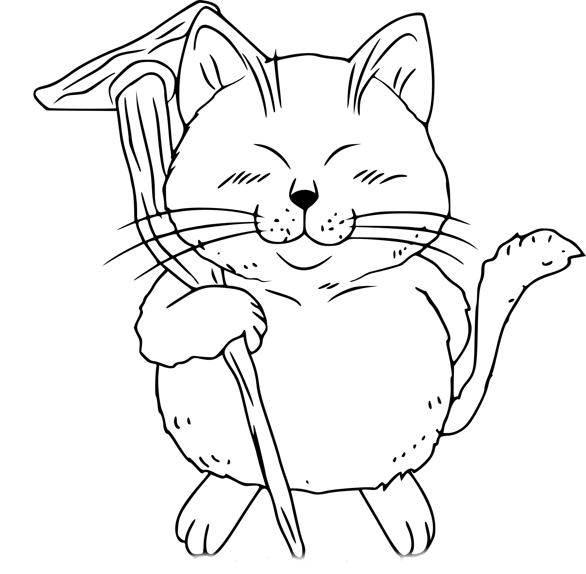 Coloriage Karin Dragonballz - Dragon ball z à imprimer