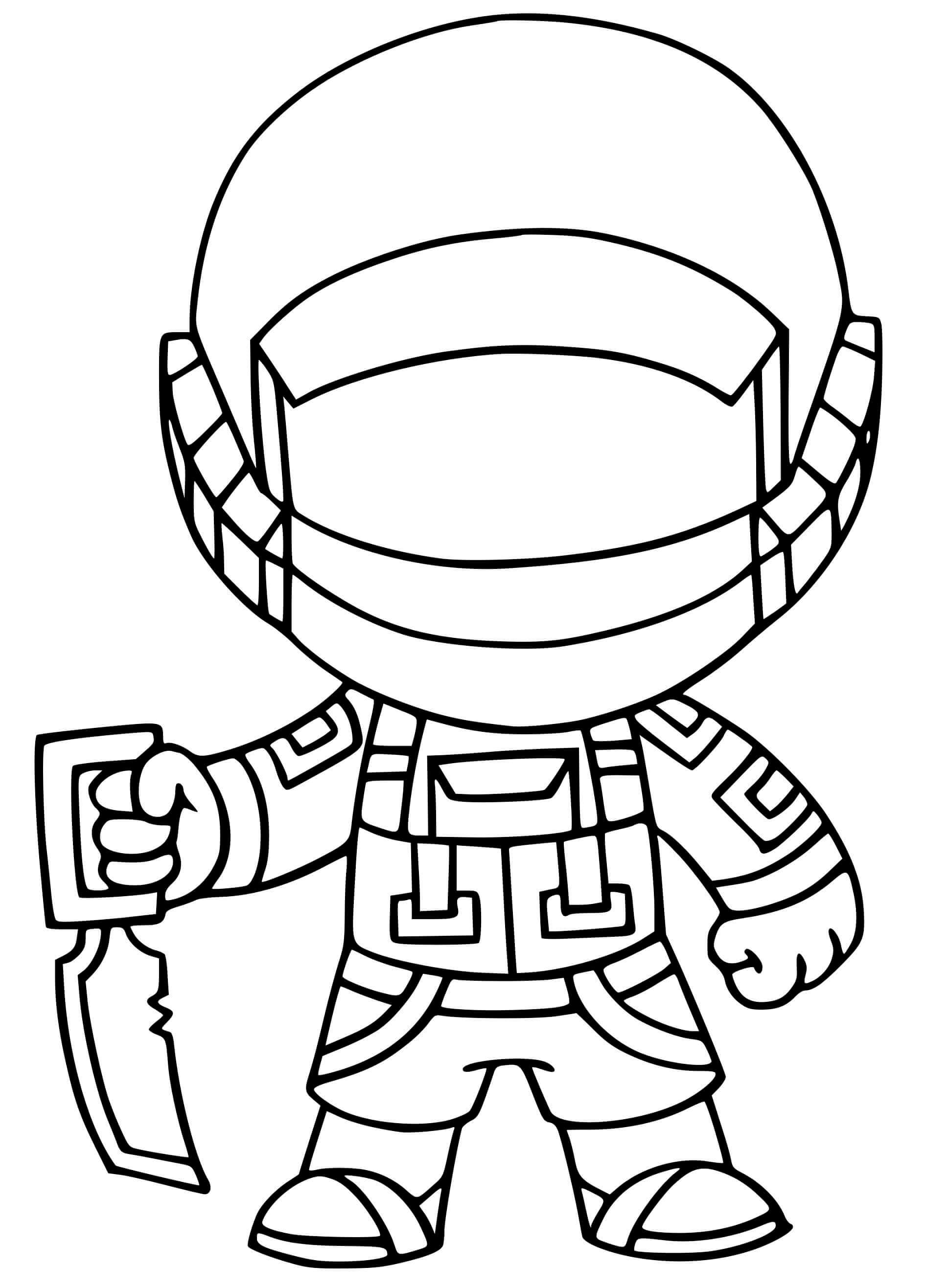 Coloriage Kondor - Fortnite à imprimer