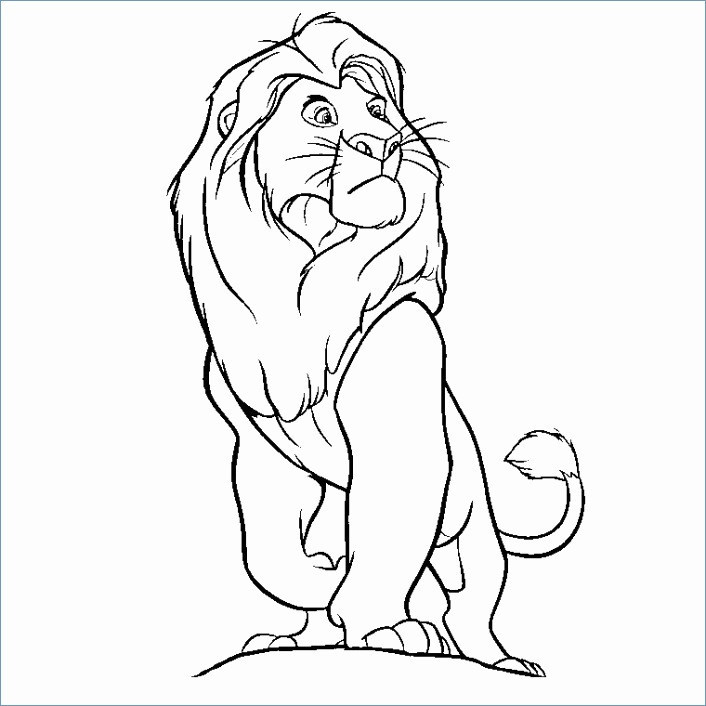 Coloriage La Garde Du Roi Lion King - Roi lion à imprimer