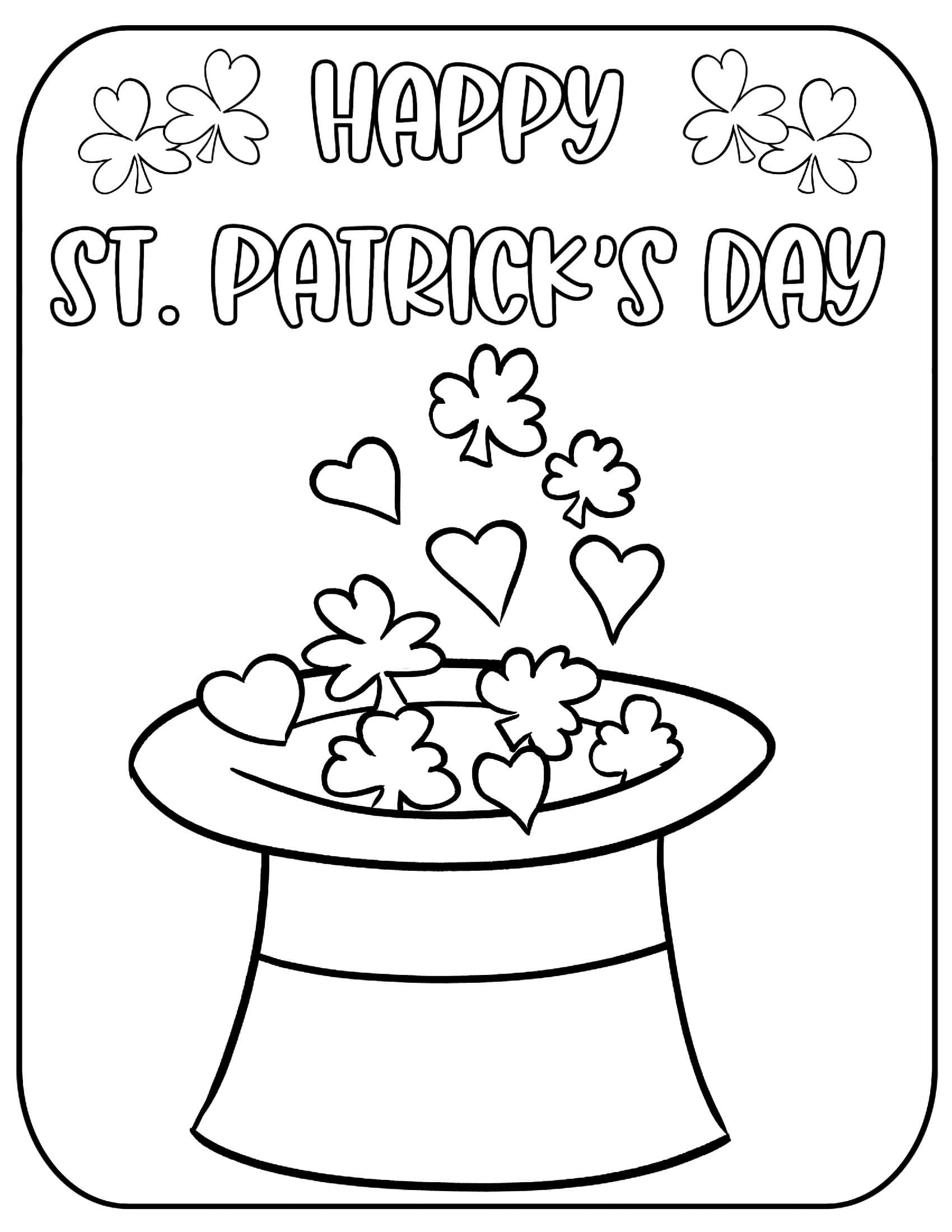 Coloriage La Saint Patrick En Irlande Celebree Durant Cinq Jours - Saint Patrick à imprimer