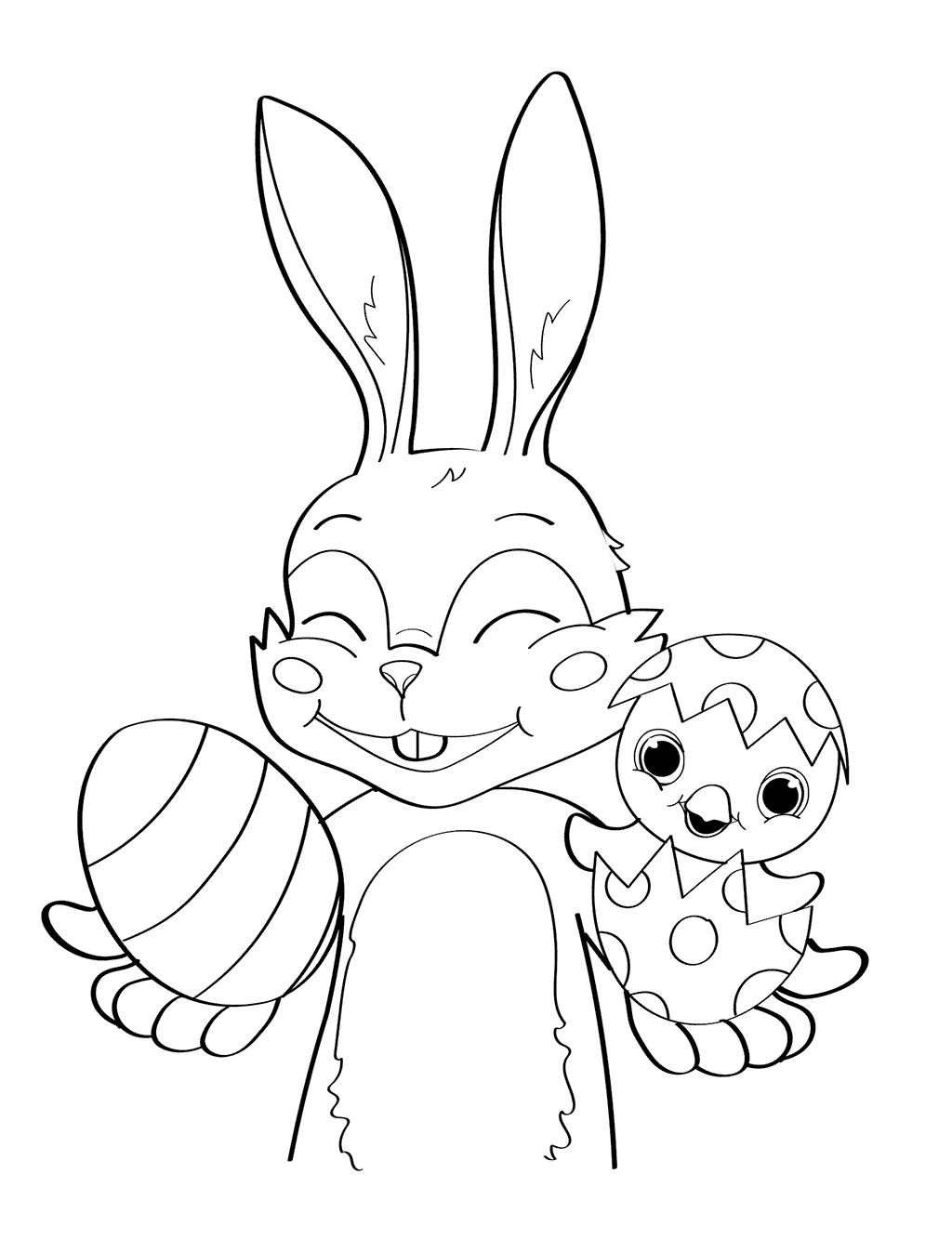 Coloriage Lapin De Pâques Et Œuf Cocomelon - Cocomelon à imprimer