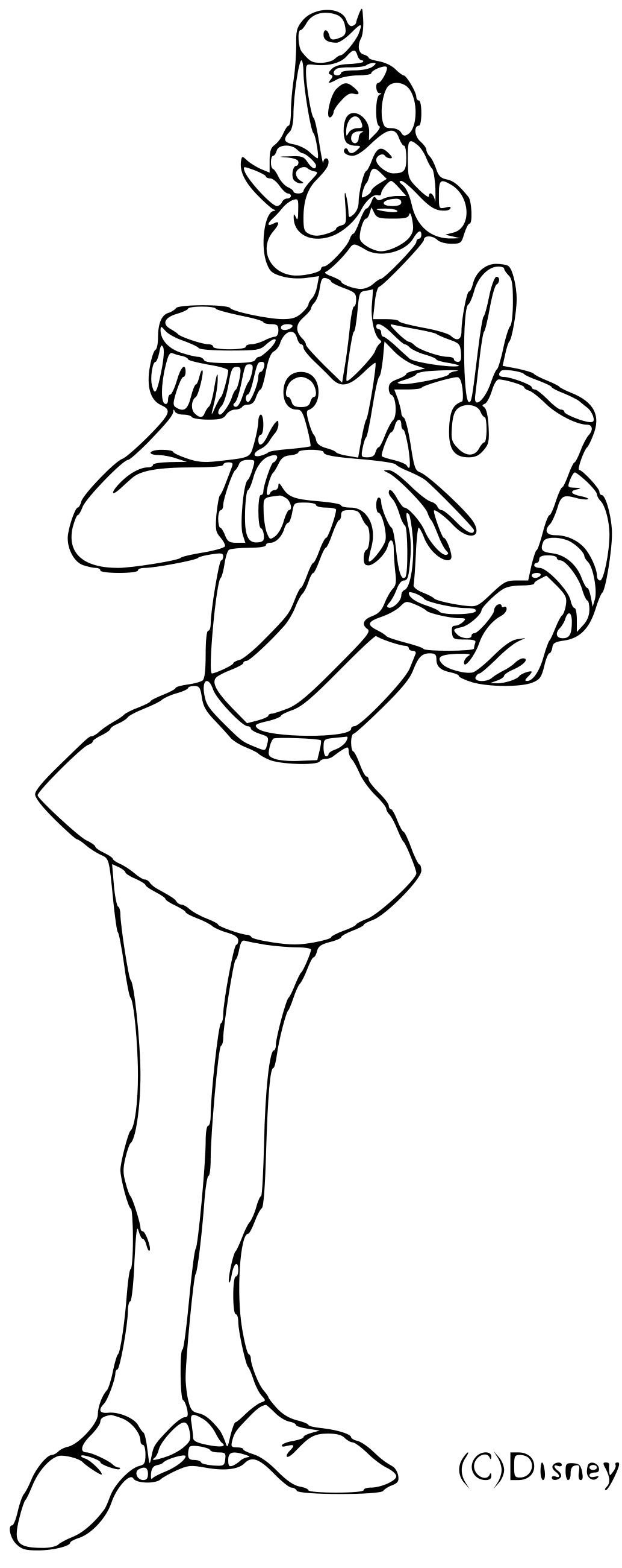 Coloriage Le Grand Duke - Cendrillon à imprimer