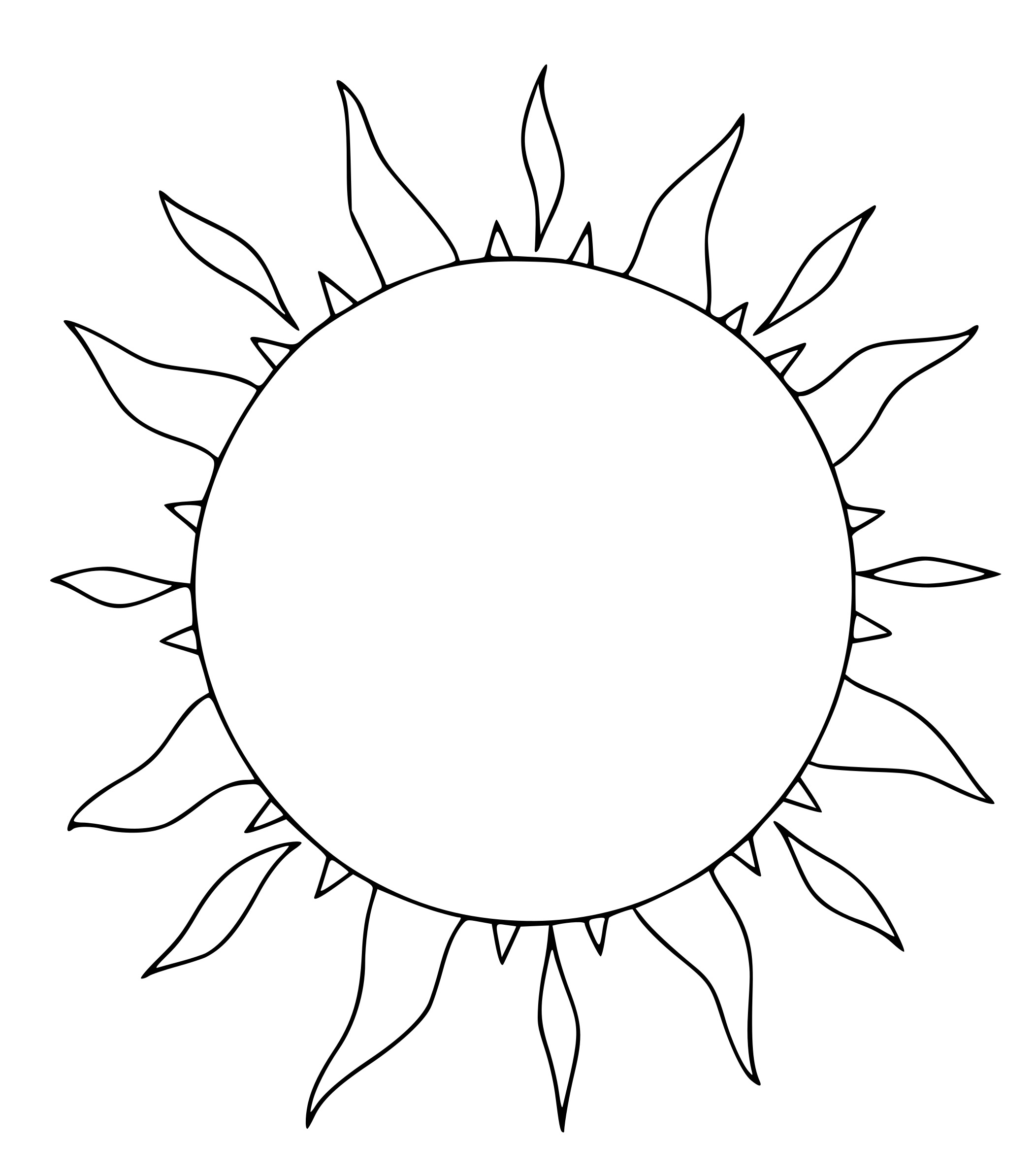 Coloriage Le Soleil En Été - Maternelle à imprimer