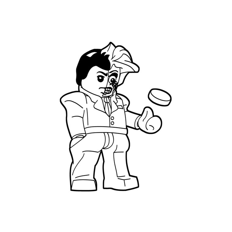 Coloriage Lego Batman - Batman à imprimer
