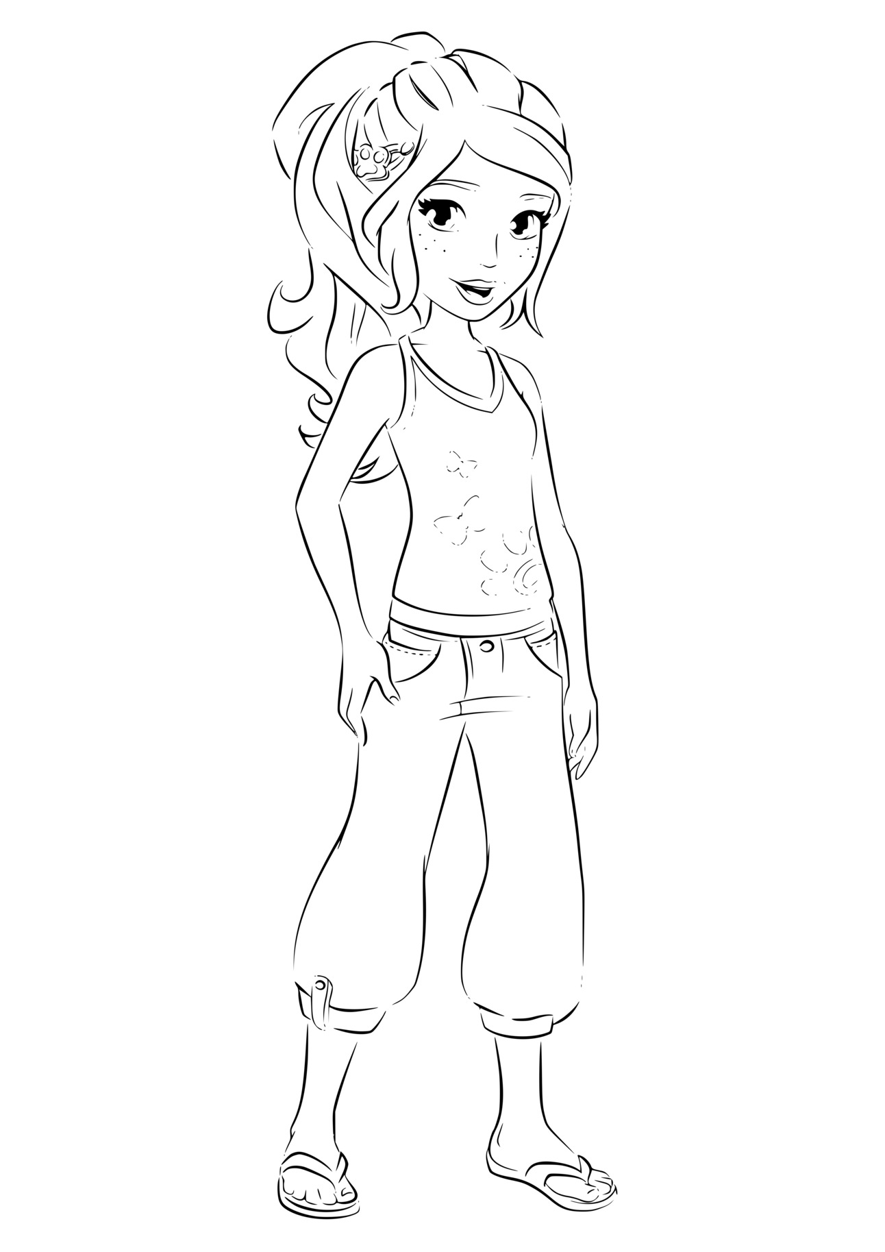 Coloriage Lego friends