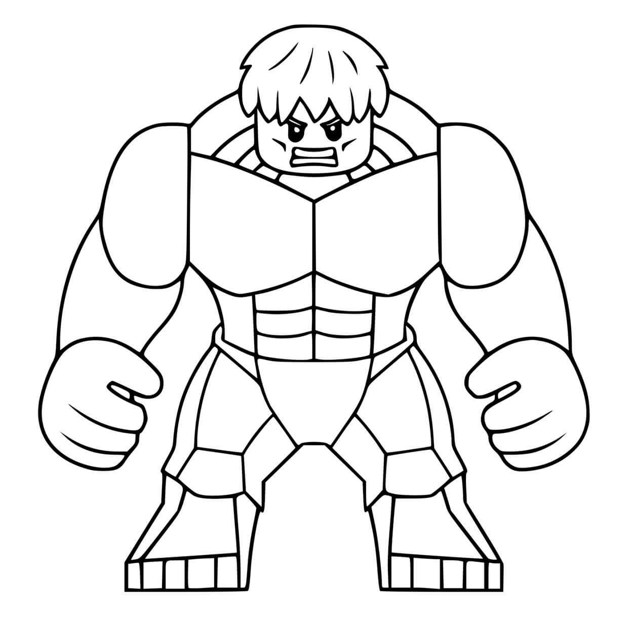 Coloriage Hulk