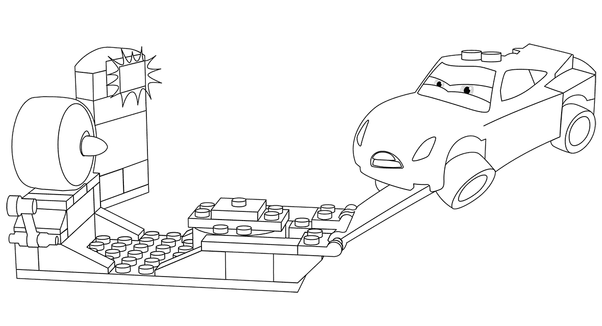 Coloriage Lego junior