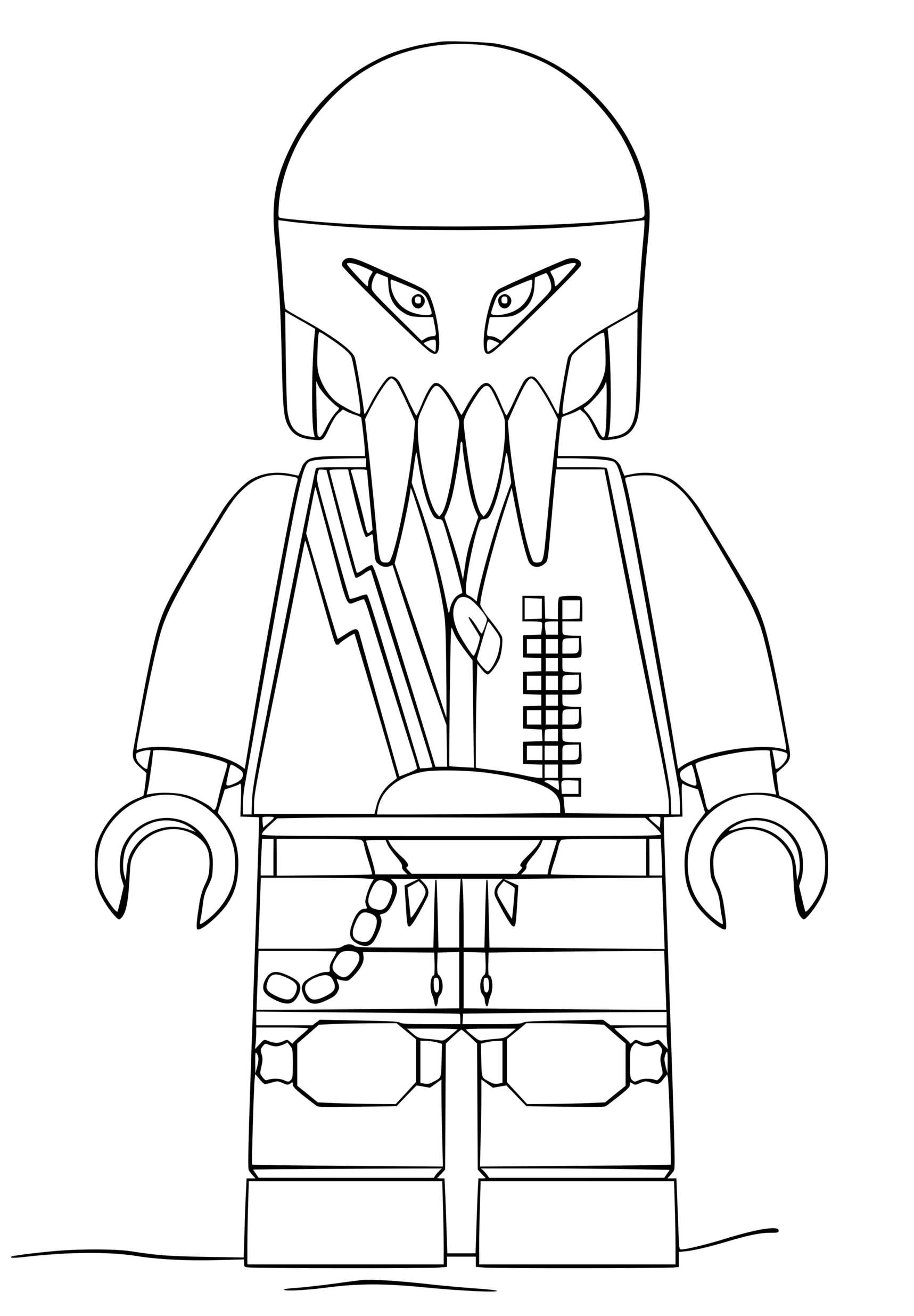 Coloriage Lego Police De L'espace - Police à imprimer