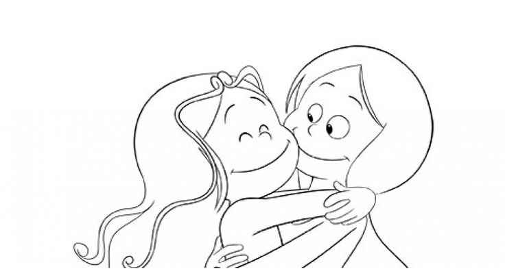 Coloriage Les Sisters Deux Sœurs - Les Sisters à imprimer