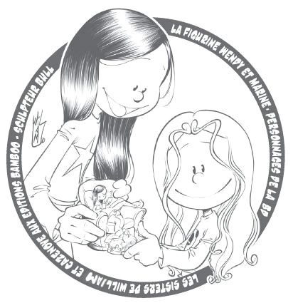 Coloriage Les Sisters Martine Et Wendy La Bd - Les Sisters à imprimer
