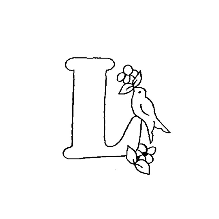 Coloriage Lettre L - Alphabet à imprimer