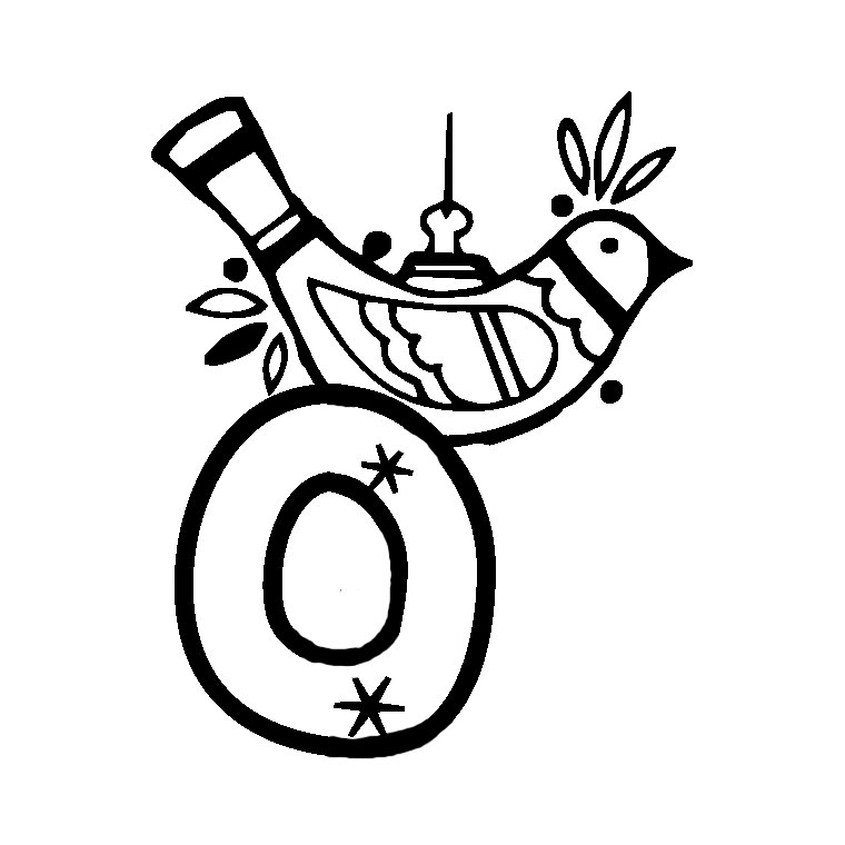 Coloriage Lettre O - Alphabet à imprimer