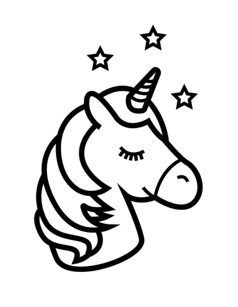 Coloriage Licorne