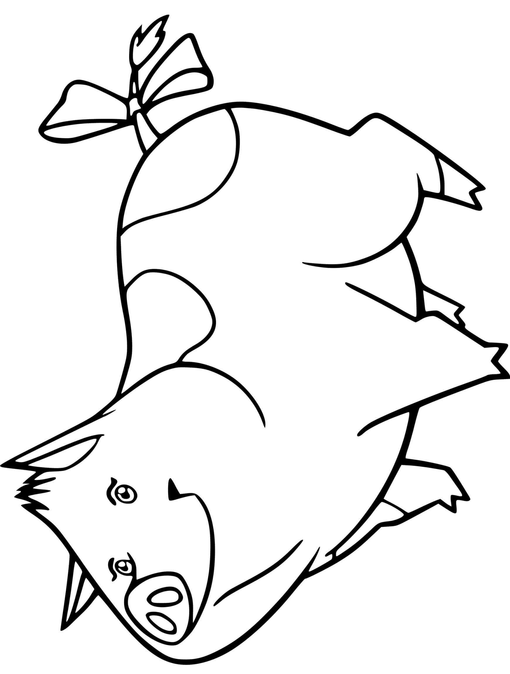 Coloriage Lili Cochon De Horseland - Horseland à imprimer