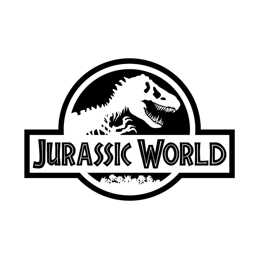 Coloriage Logo Jurassic World - Jurassic world park à imprimer