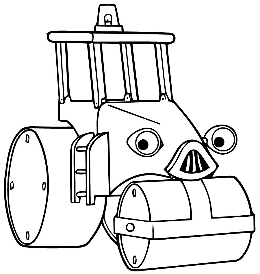 Coloriage Machine De Construction - Garçon à imprimer