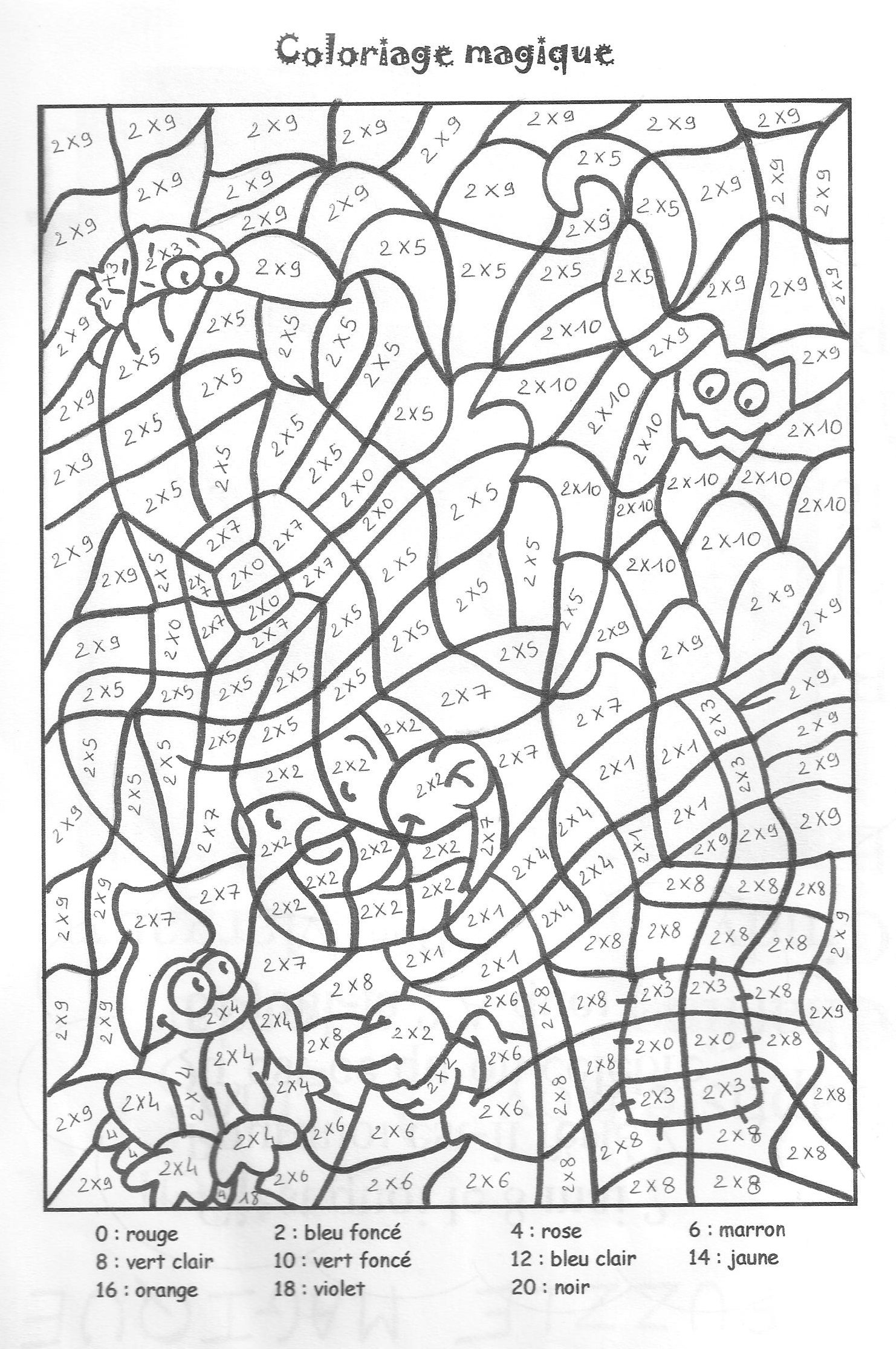 Coloriage Mandala magique géométrique - Magique à imprimer