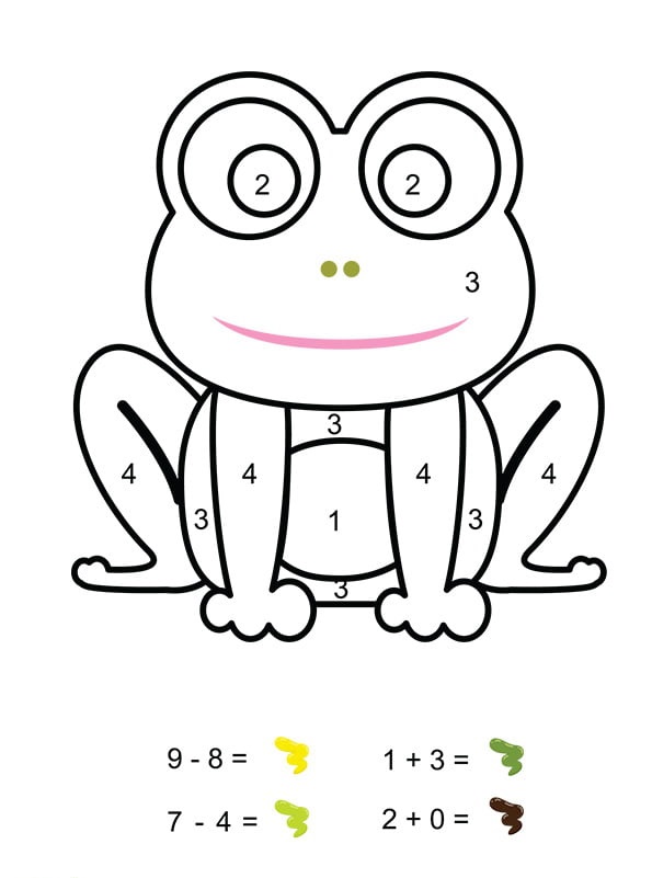 Coloriage Magique Ce1 Grenouille Verte - Magique CE1 à imprimer