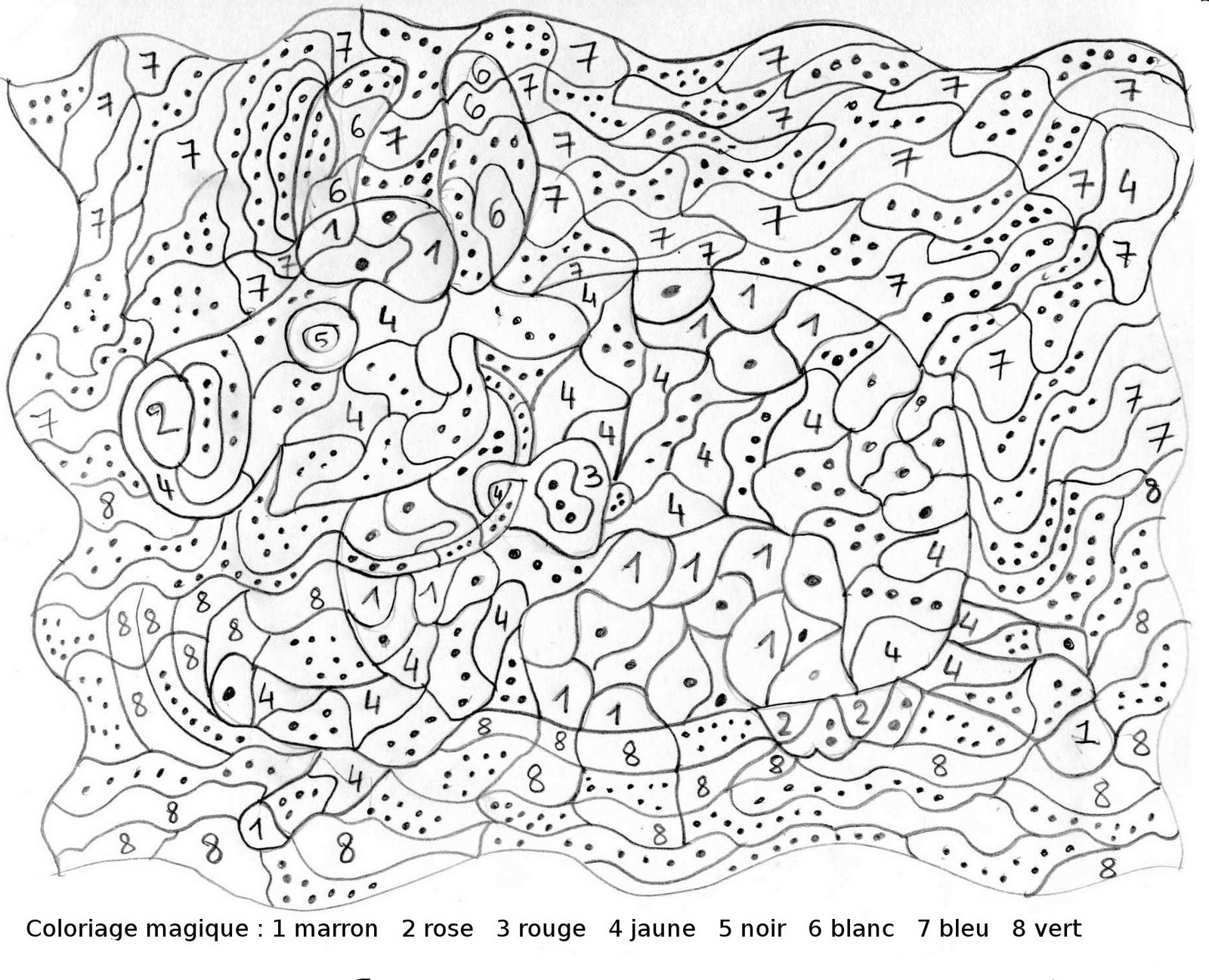 Coloriage Coloriage magique addition CE2 niveau 124 - Magique addition à imprimer