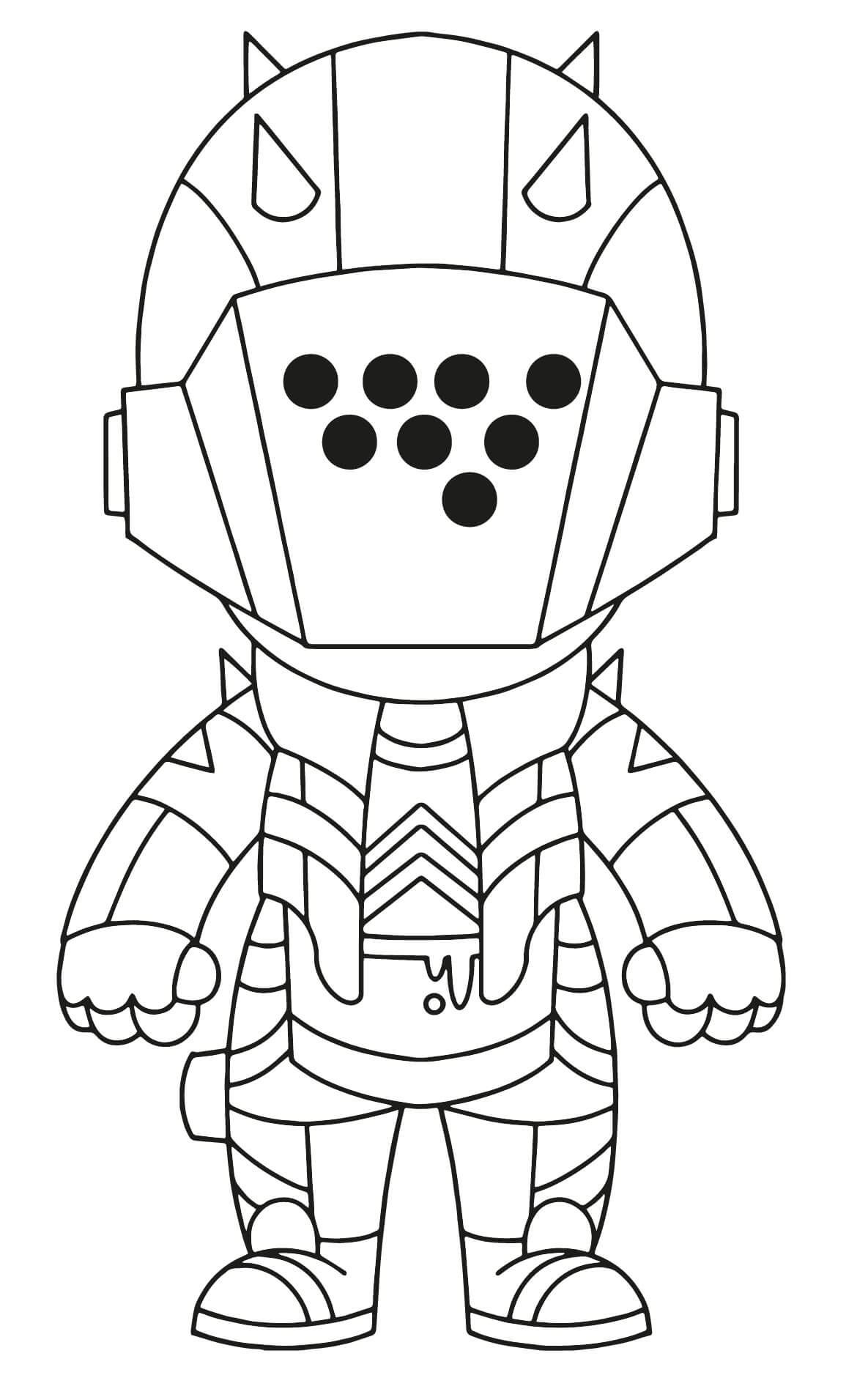 Coloriage Maître Occulte - Fortnite à imprimer